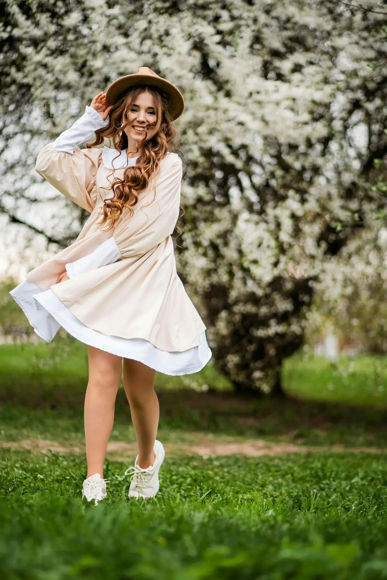 White summer dress